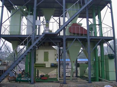 chicken feed pellet plant