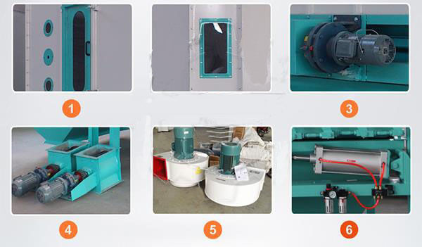 details of pellet cooling machine