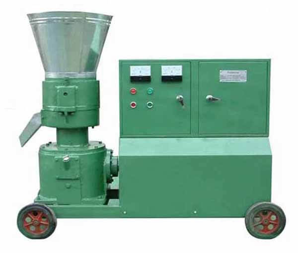 electric biomass pellet machine