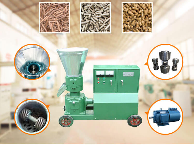 electric wood pellet mill