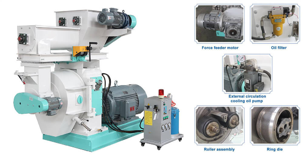 industrial wood pellet machine