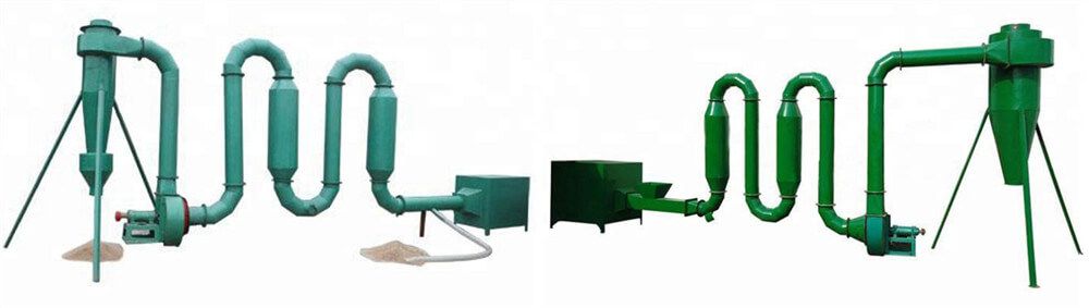 sawdust flash dryer