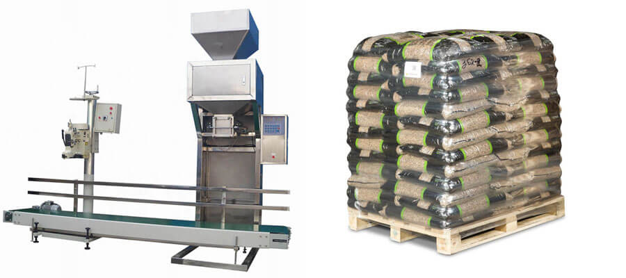 wood pellets bag filling machine