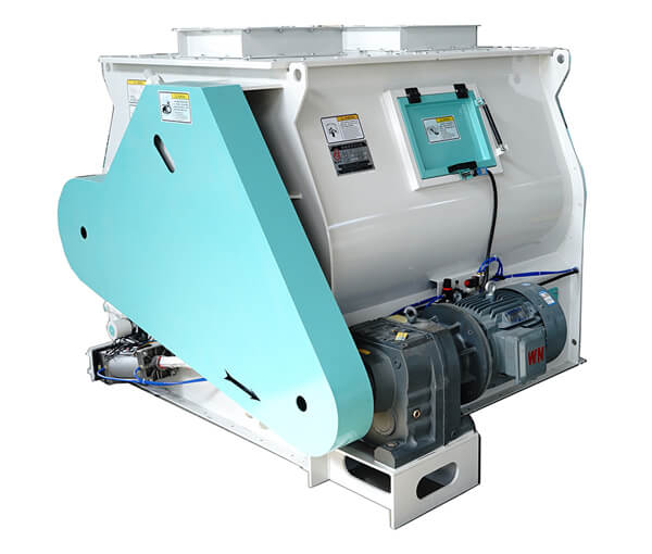 double paddle feed mixer