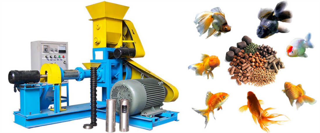 dry type fish feed extruder