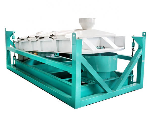 rotary feed pellet grading sieve